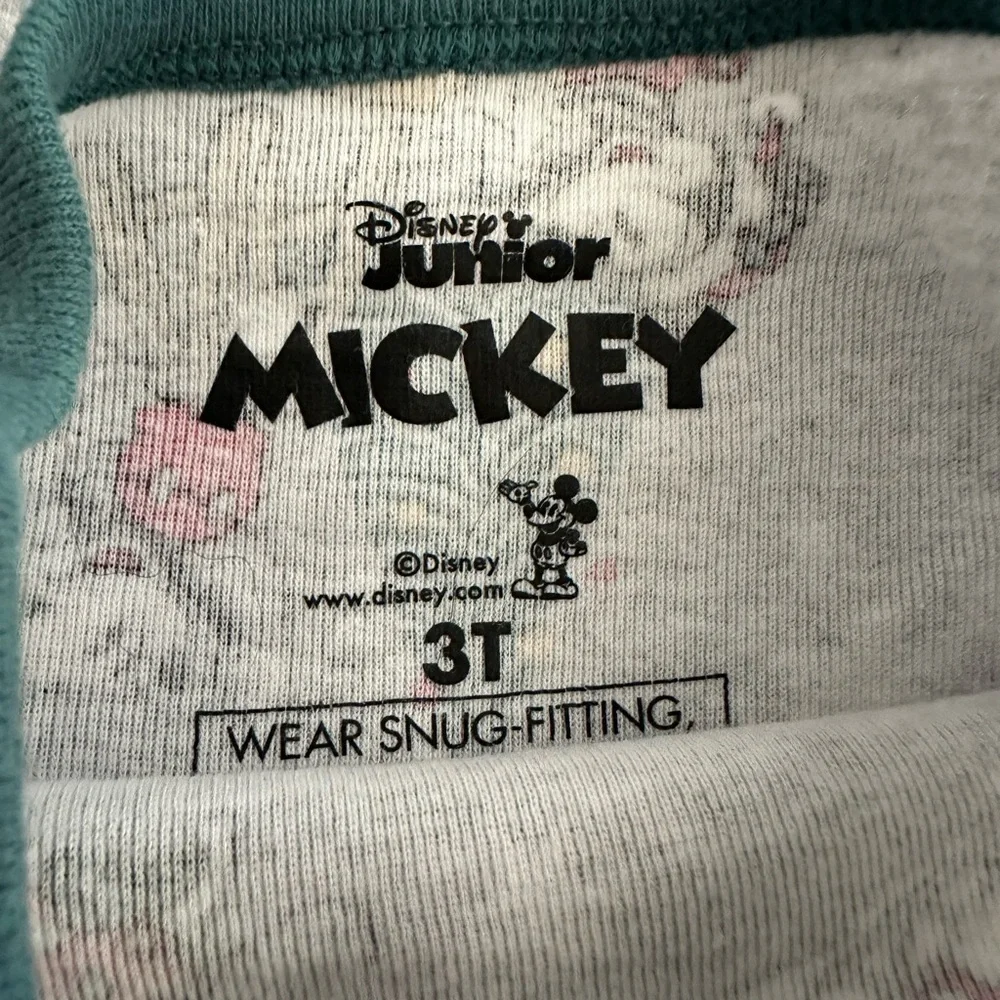 Disney Kids Gray Holiday Mickey & Friends Matching Pajama Set